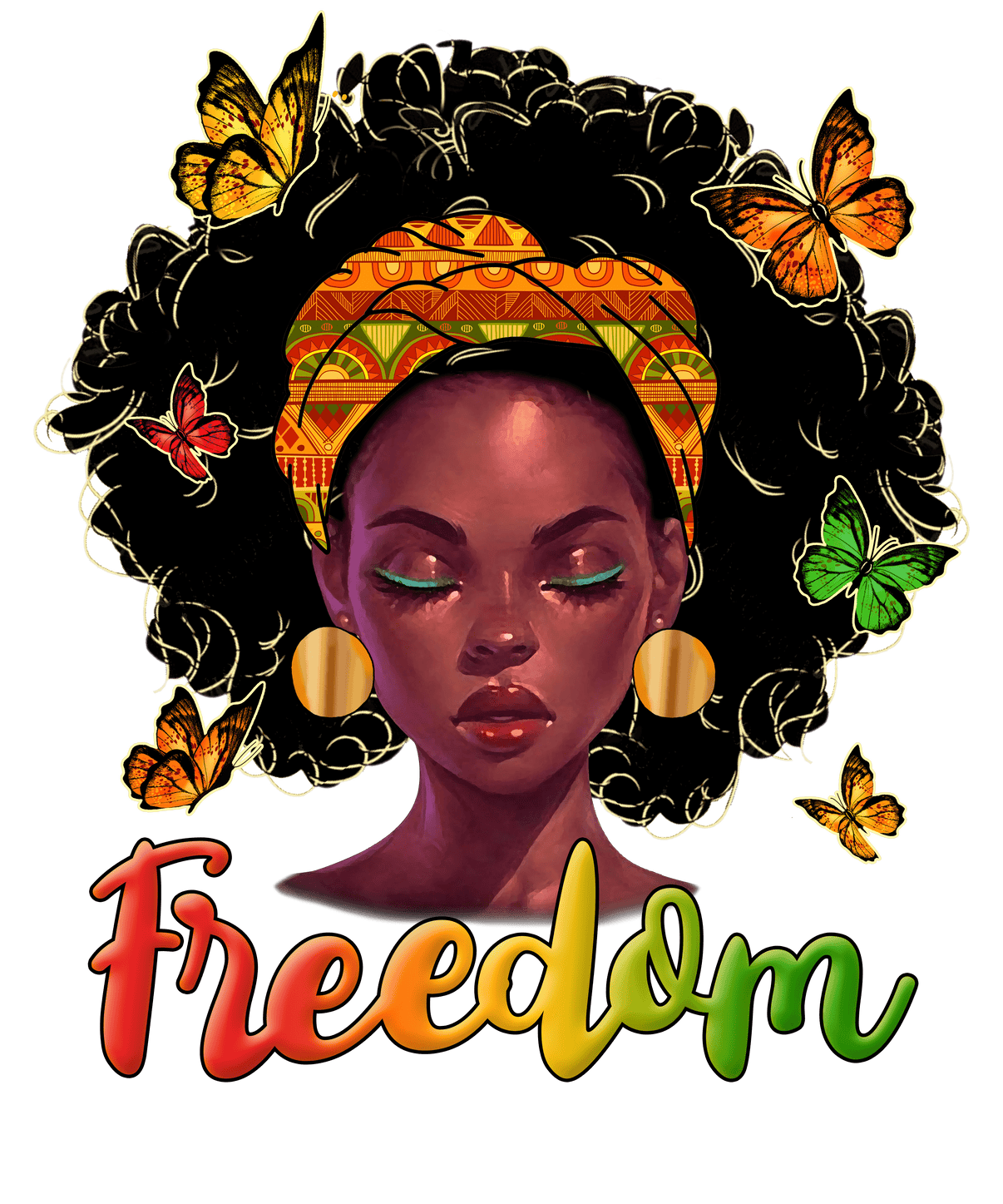 Black History Freedom DTF Transfer – Sewing Seeds Online