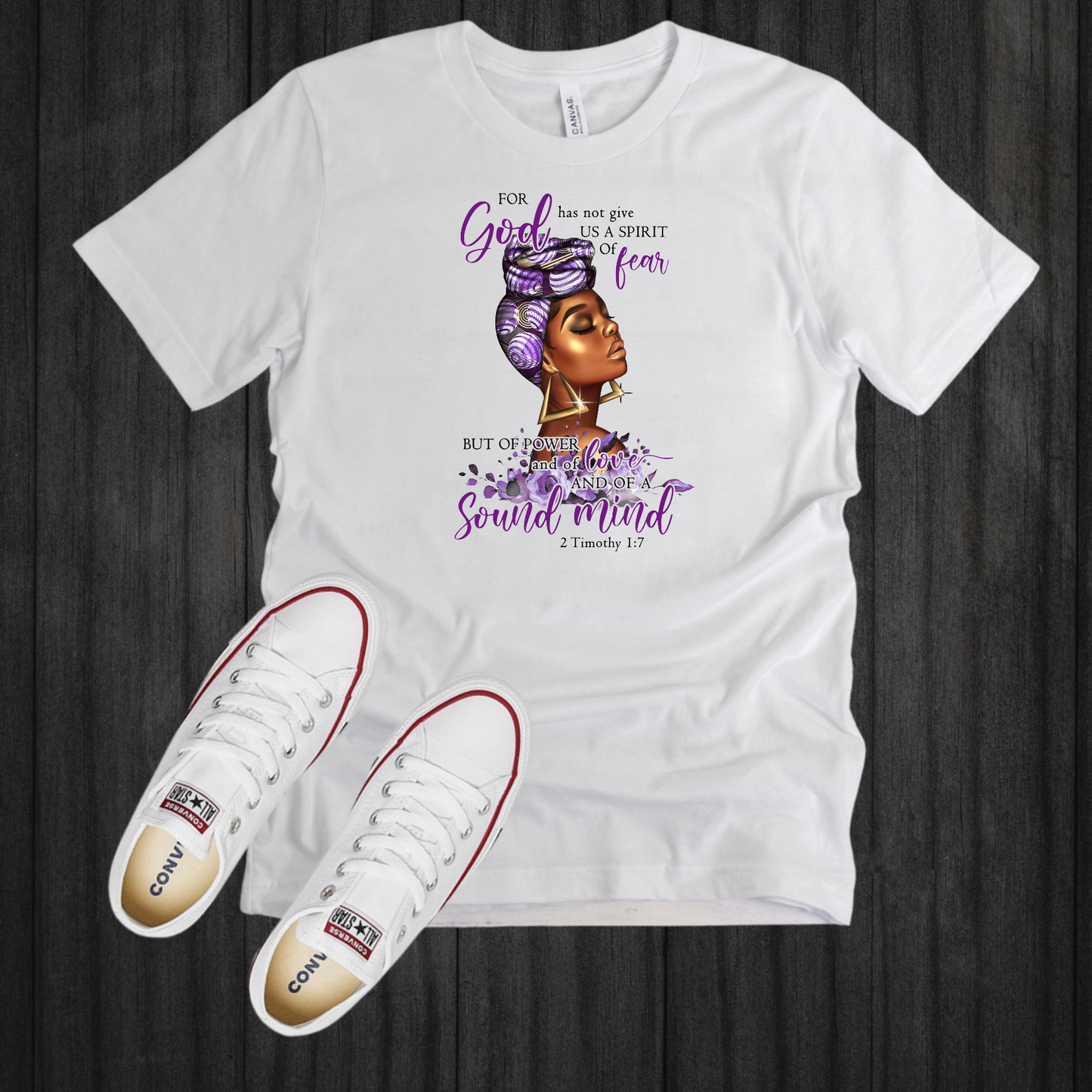 Purple Lady Affirmation T-Shirt